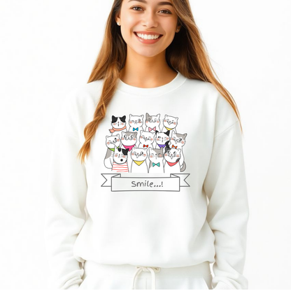 kawaii cat sweatshirt pastel cozy aesthetic crewneck  
marshmallows sweatshirt moonlightmochi kawaii fashion fleece  
soft pastel cat sweatshirt cozy outfit aesthetic gift  