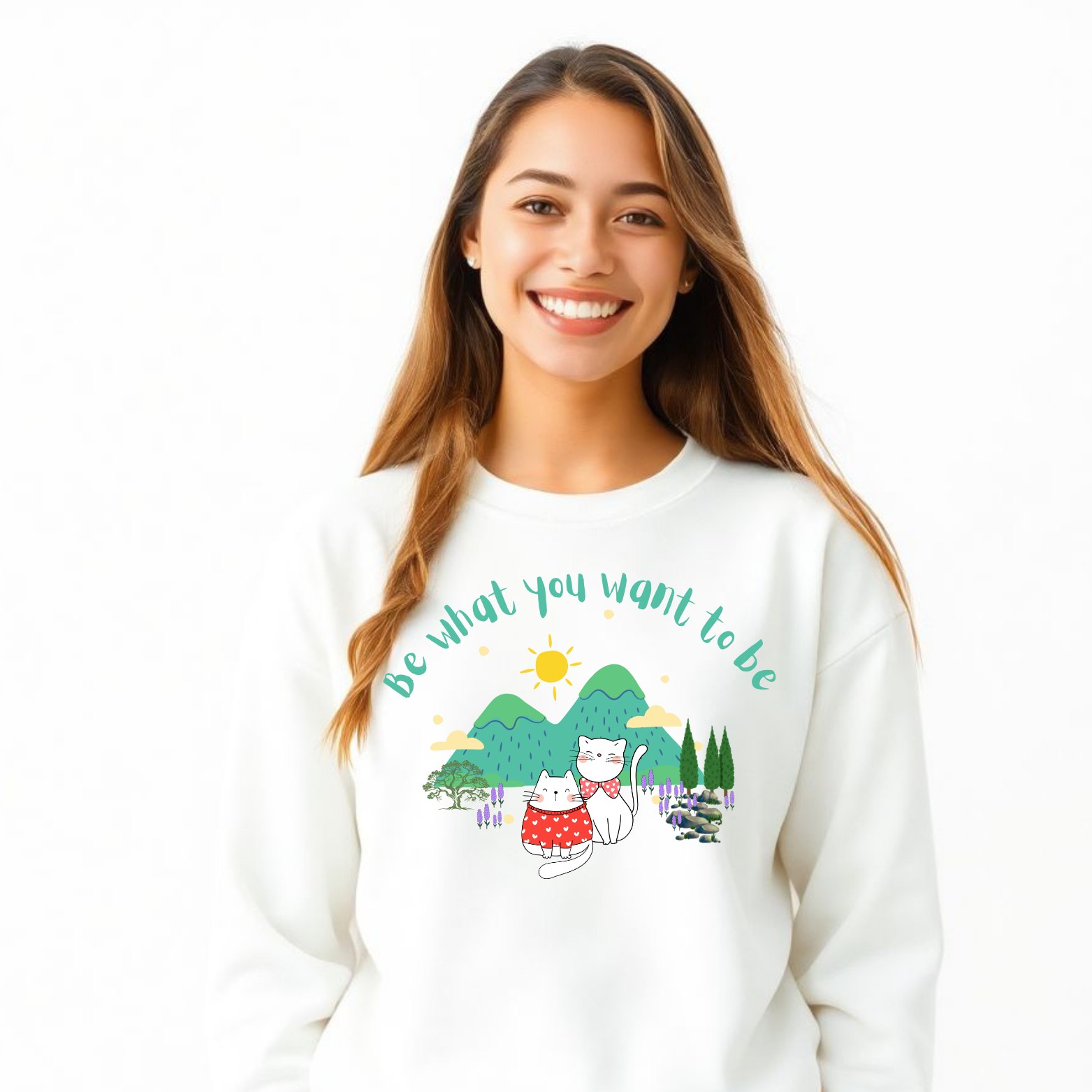 marshmallows sunshine sweatshirt kawaii cat crewneck cozy pastel  
soft fleece kawaii fashion moonlightmochi cozy cute outfit  
pastel aesthetic cat sweatshirt sunshine cozy kawaii look  